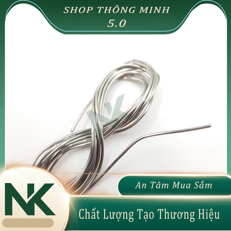 Thiếc Hàn SN63 0.8MM Đóng Gói Lẻ 1 métThiếc SN63 sợi 0.8mm chuyên dụng cho mạch điện