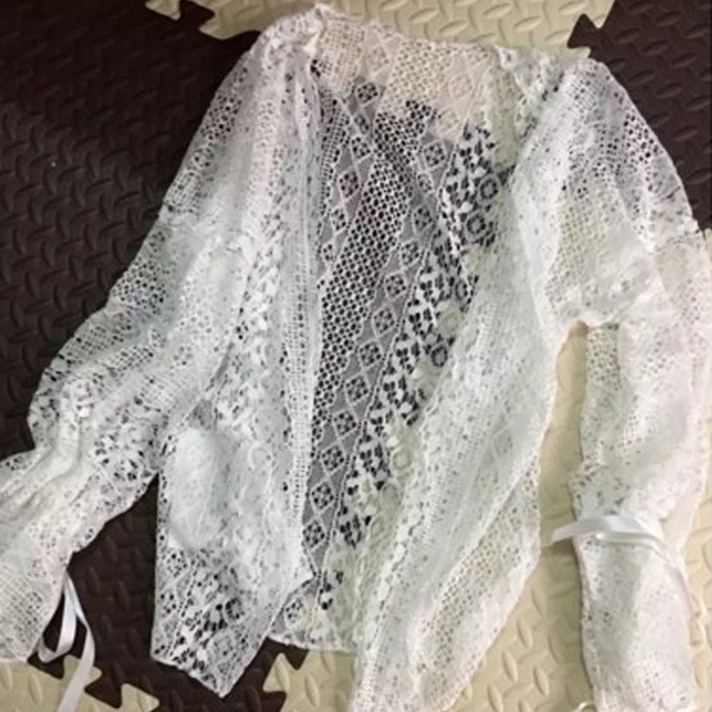 [Baywellfashion]Áo khoác ren mỏng kiểu dáng thanh lịch trẻ trung dành cho nữ | BigBuy360 - bigbuy360.vn