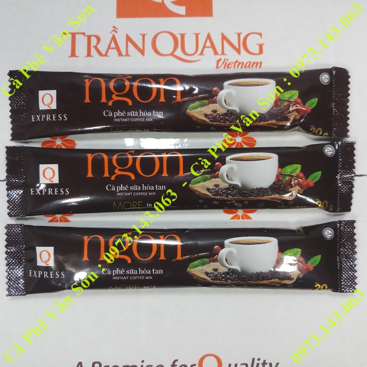 Combo 08 loại Cà Phê Sữa - Đen - Trần Quang, Phúc Sinh (mỗi loại 03 gói nhỏ)