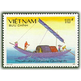 Tem Viet Nam Thuyền đánh cá 1989