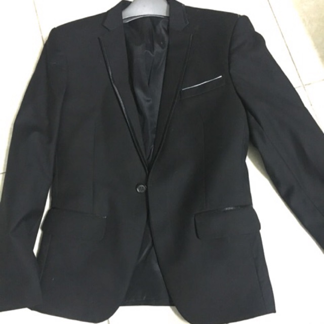 Áo Vét nam sezi s pha ve