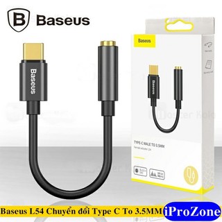 Cổng Chuyển Đổi Type C sang 3.5 Chính Hãng Baseus L54 Bảo Hành 1 Năm