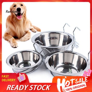 Bát đựng thức ăn có móc treo tiện lợi dành cho thú cưng