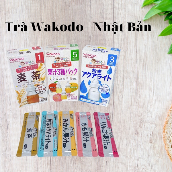 Trà Wakodo Nhật Bản Cho Bé Ăn Dặm Và Bổ Sung Dinh Dưỡng [ Gói nhỏ dùng thử ]