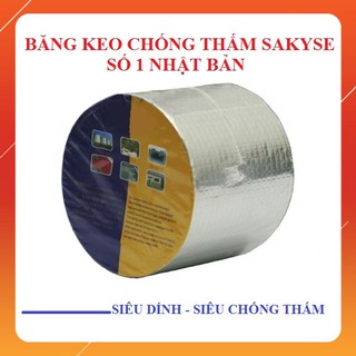 [10cmx5m] Băng keo chống thấm SAKYSE, chống dột, vết rạn nứt Số 1 Nhật Bản