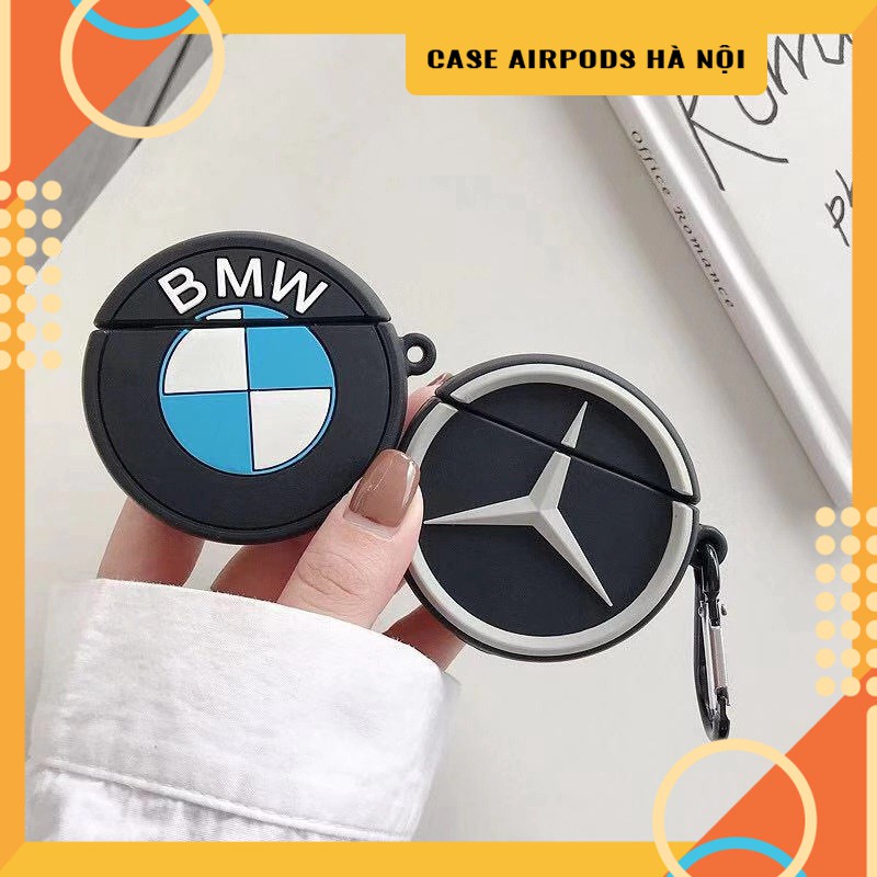 Case Airpods - Ốp Airpods 1 2 - Logo oto silicone