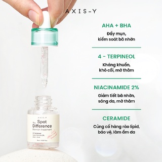 [DATE 11.2024] Axis-Y Tinh chất Spot The Difference Blemish Treatment 15ml