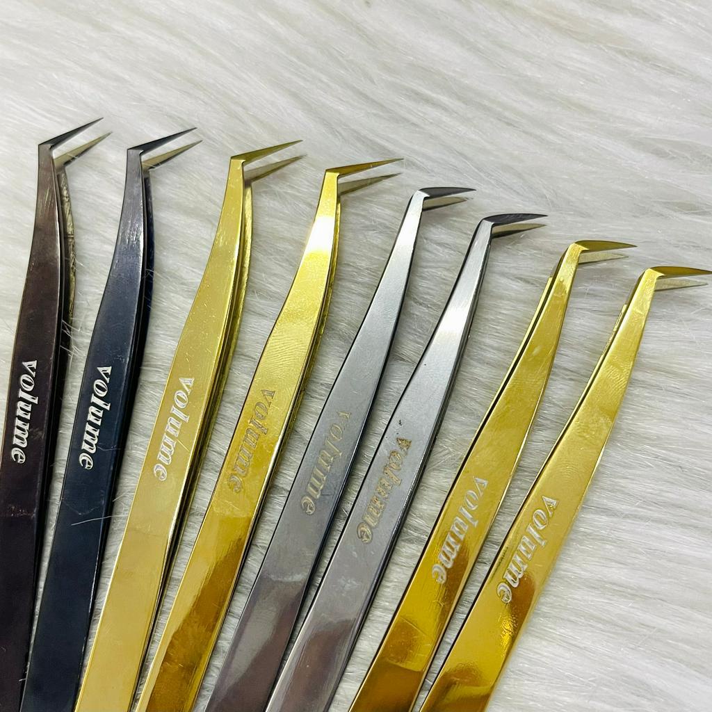 Nhíp nối mi volume gắp mi 20d -30d  loại 1 thép Nhật mũi 12mm và 15mm_dụng cụ nối mi Mr Tuấn