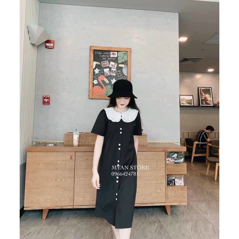 Váy bầu thiết kế thu đông nơ cổ tay phối ren mềm mại MB 172 chất liệu Nhung tuyết freesize 45-75kg