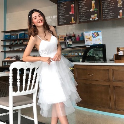 [Mã FATHANG5 giảm 10K đơn 50K] VÁY HAI DÂY - STELLA DRESS - VÁY TULLE 7 TẦNG - V0049 | BigBuy360 - bigbuy360.vn