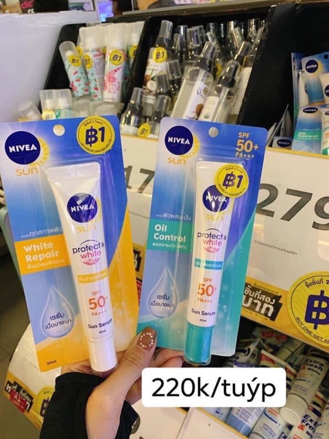 Kem chống nắng Nivea Thái Lan Nivea Sun Protect & White