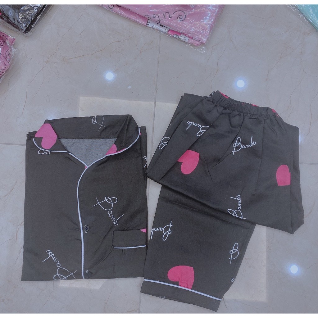 Bộ Đồ Ngủ - Mặc Nhà Pijama Quần Dài-Tay Dài Thoáng Mát- Quảng Châu | BigBuy360 - bigbuy360.vn