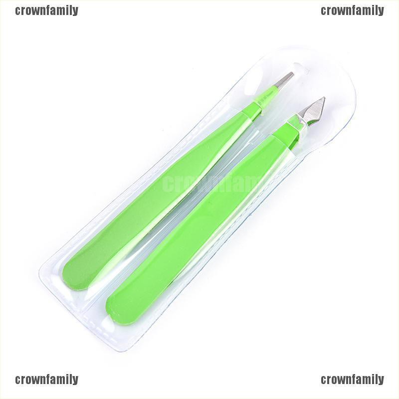 (hàng Mới Về) Set 2 Nhíp Nhổ Lông Mày Trang Điểm Làm Đẹp Tiện Dụng | BigBuy360 - bigbuy360.vn