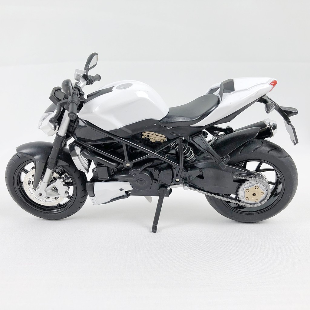 Xe mô hình moto Ducati Streetfighter tỉ lệ 1:12  hãng H1toys