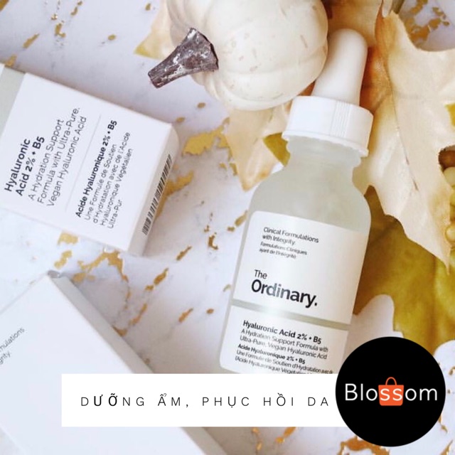 Serum tinh chất cấp nước và phục hồi da The ordinary - Hyaluronic Acid 2% + B5 / Marine