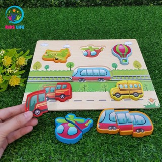 Ghép hình các phương tiện giao thông 