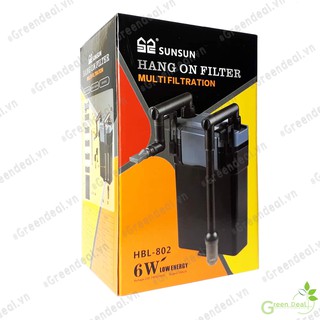 [BH 01 tháng] SUNSUN - Filter HBL-802 | Máy lọc treo cho hồ cá thuỷ sinh