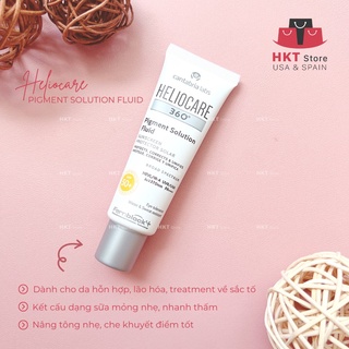 [HKT Store] Kem chống nắng cho da nám, tàn nhang, da lão hóa Heliocare Pigment Solution Fluid, Age Active Fuild SPF 50+