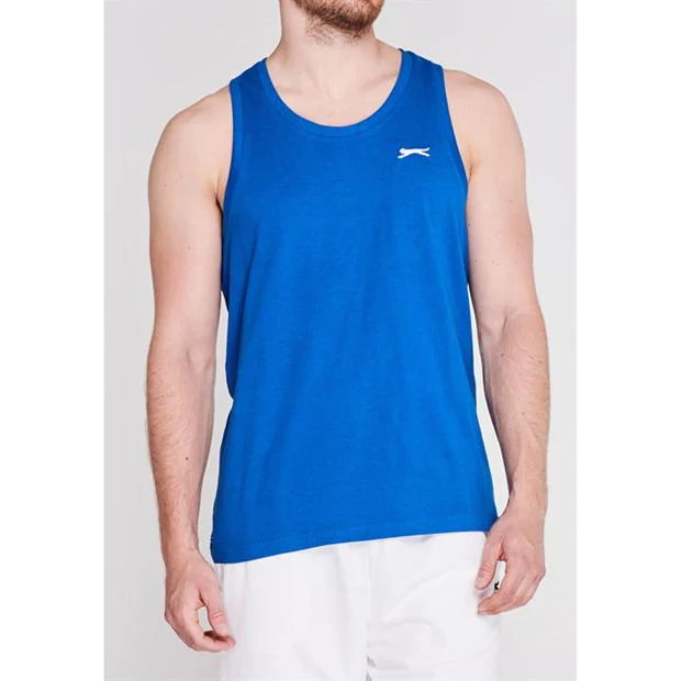 Áo thun ba lỗ nam Slazenger Muscle (màu Blue) - Hàng size UK