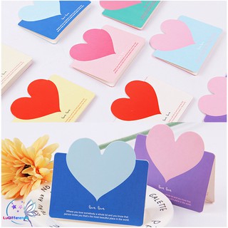 Thiệp mời hình trái tim dễ thương phong cách Nhật Bản