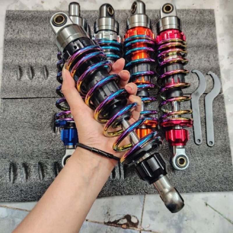 Phuộc ohlins titan gắn xe dream wave sirius taurus max cub chaly cafe axelo elegant