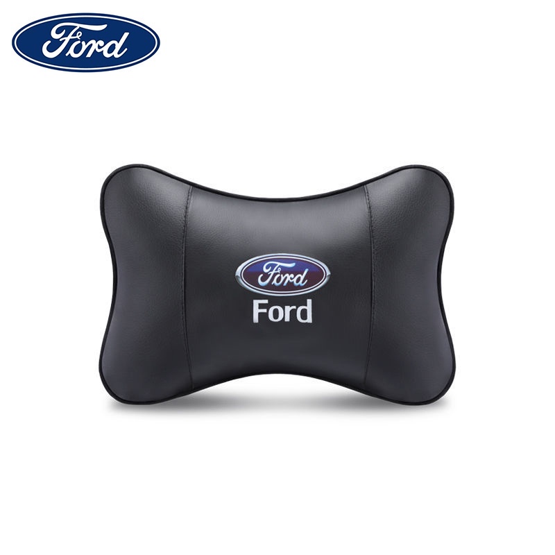 Gối Tựa Đầu / Tựa Lưng Bằng Da Thoải Mái Cho Xe Hơi Ford