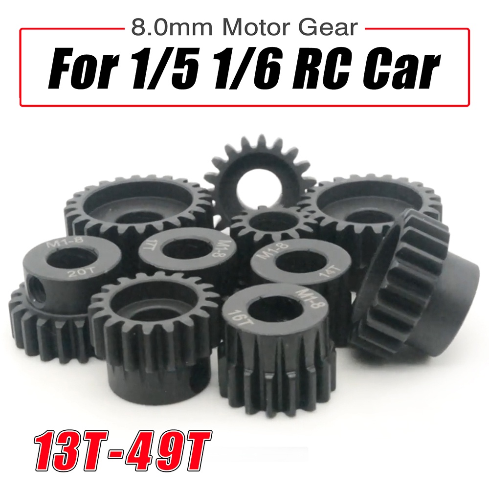 Bánh Răng Động Cơ m1 8mm 13t 14t 15t 16t-20t 20t-25t 26t-30t 31t-49t Cho Xe Ô Tô 1 / 5 arrma 4wd outcast 8s