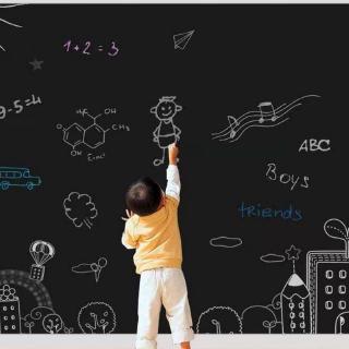 Nhãn dán tường bảng phấn đen thiết kế độc đáo và tiện lợi