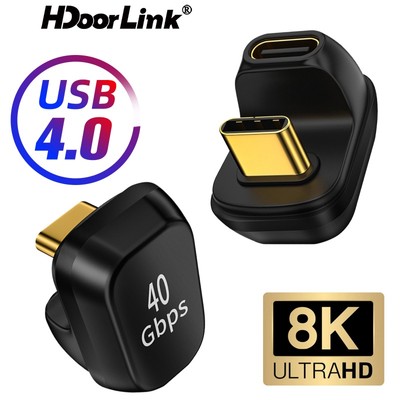 Đầu chuyển đổi dữ liệu HdoorLink mini USB4.0 40Gbps 100W C sang type C 8K@60Hz