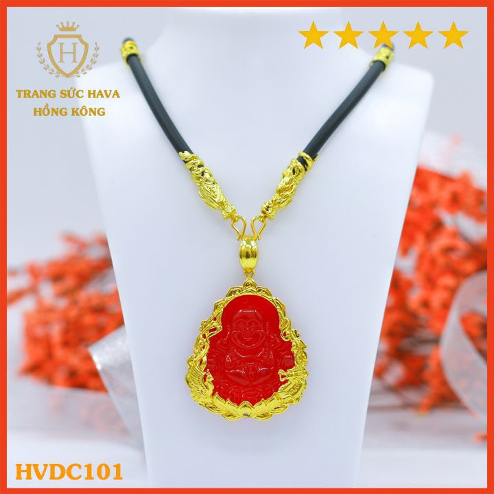 Dây Chuyền Nam Mặt Phật Titan Xi Mạ Vàng Non 24k Cao Cấp, Vòng Cổ Nam Phong Cách Thời Trang Cá Tính Trẻ Trung - HVDC101