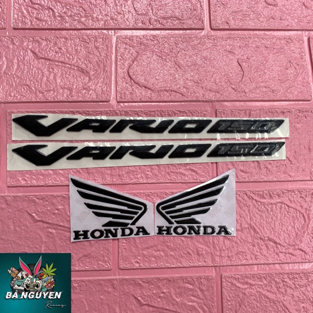 [SALE] Tem Vario Chữ Nổi Và Cánh Chim Honda