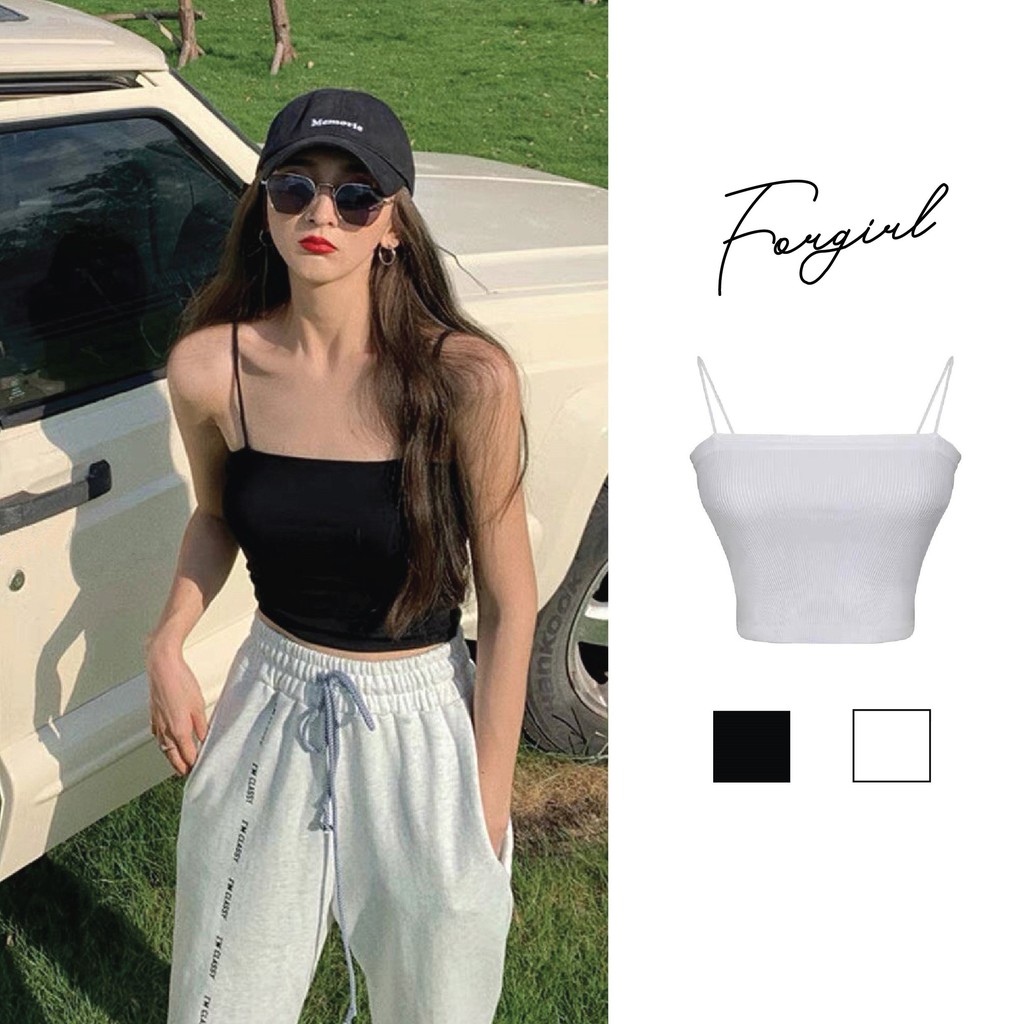 [ Mã WASTAPR giảm 10K đơn 50K] Áo dây mùa hè siêu hot forgirl chất liệu cotton co dãn