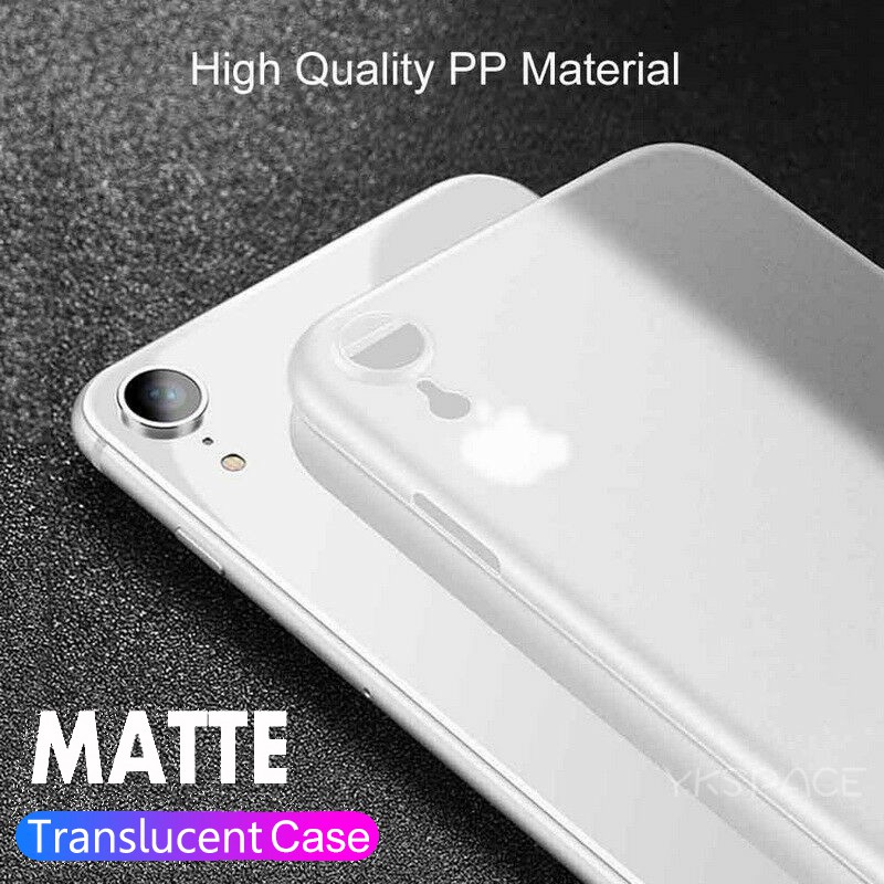 Ốp điện thoại nhám siêu mỏng cho iPhone 6 s 7 8 plus XS XR 11 Pro Max | BigBuy360 - bigbuy360.vn