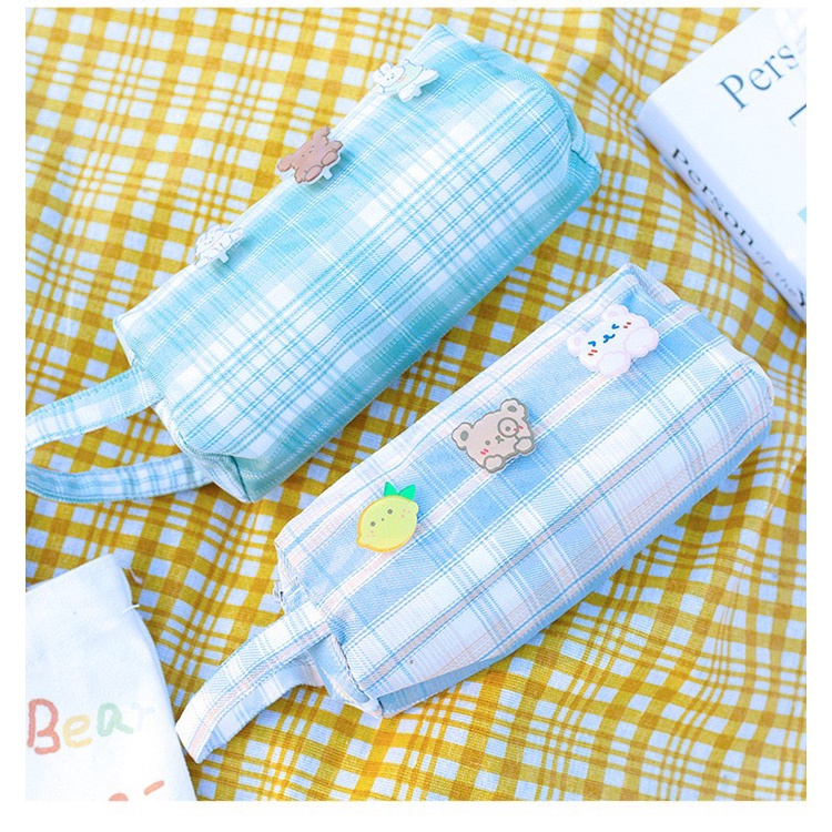 Bóp Viết Caro Đa Năng Lớn (sticker ngẫu nhiên) - 20x12 cm