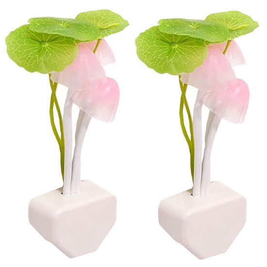 Đèn Ngủ Led Hình Nấm Có Cảm Biến Tự Động Bật/Mở