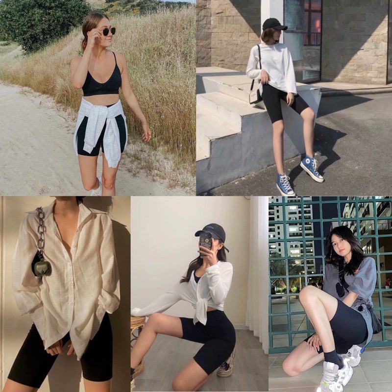 Quần Legging Lửng Nữ Siêu Nâng Mông, Quần Legging Thể Thao Màu Đen Co Giãn Tốt, Siêu Hot Mặc Bao Thoáng Mát,Siêu Đẹp.