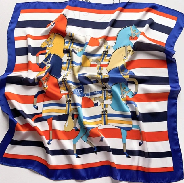 Khăn lụa vuông 70x70 turban quàng cổ,áo khăn yếm bandana thời trang đội đầu - Maben