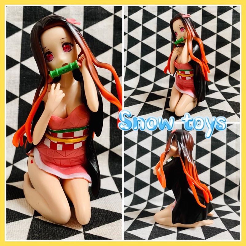 Tổng hợp Mô hình nezuko Kimetsu No Yaiba - thanh gươm diệt quỷ - Kamado Nezuko các tư thế nằm ngồi quỳ đứng -Cao 6~15cm