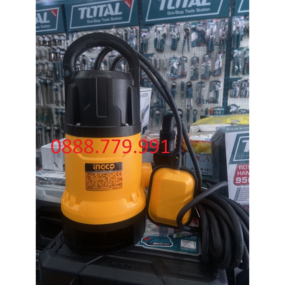 Máy bơm chìm nước thải Ingco 750W 1.0HP SPD7508