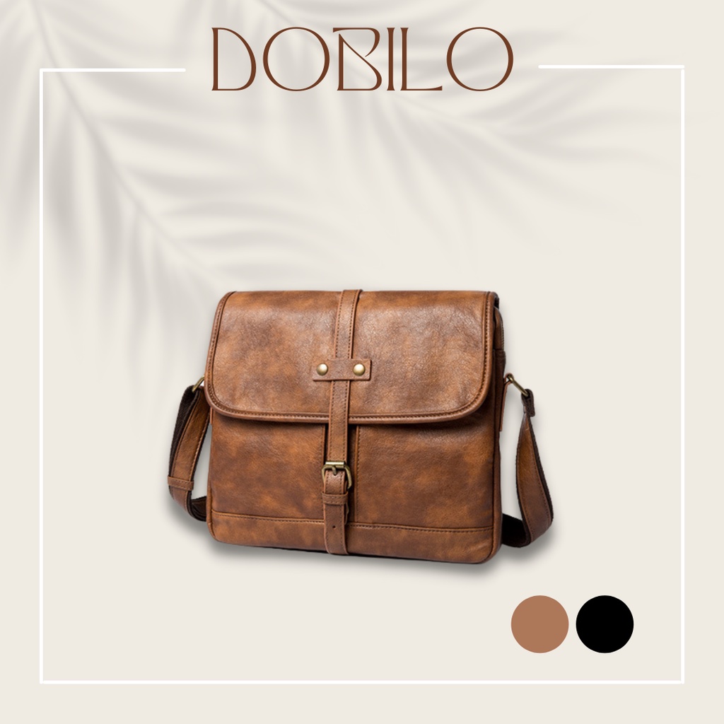 Túi Đeo Chéo Da, Túi Đeo Chéo Da Nam Nữ Thời Trang Unisex BG43