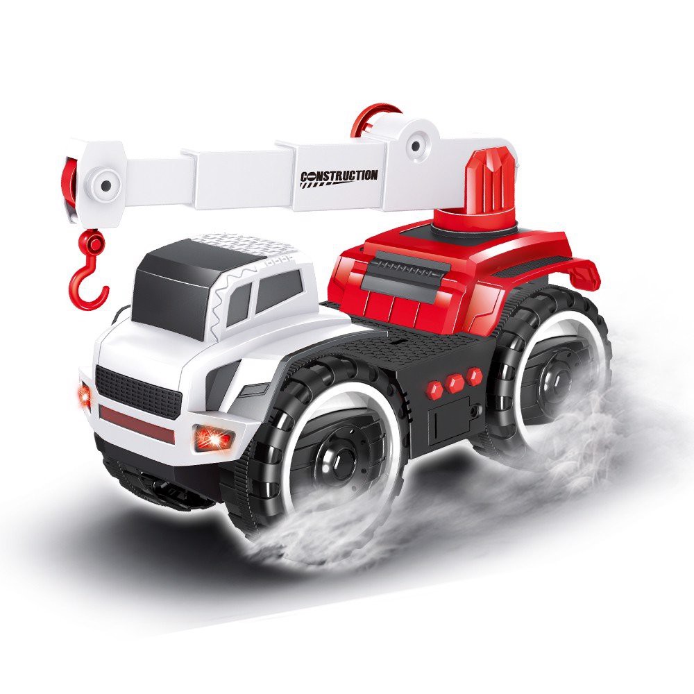 Đồ Chơi Duka: Xe Kĩ Thuật Công Trình Có Nhạc, Đèn - Xe Cần Cẩu (806035)