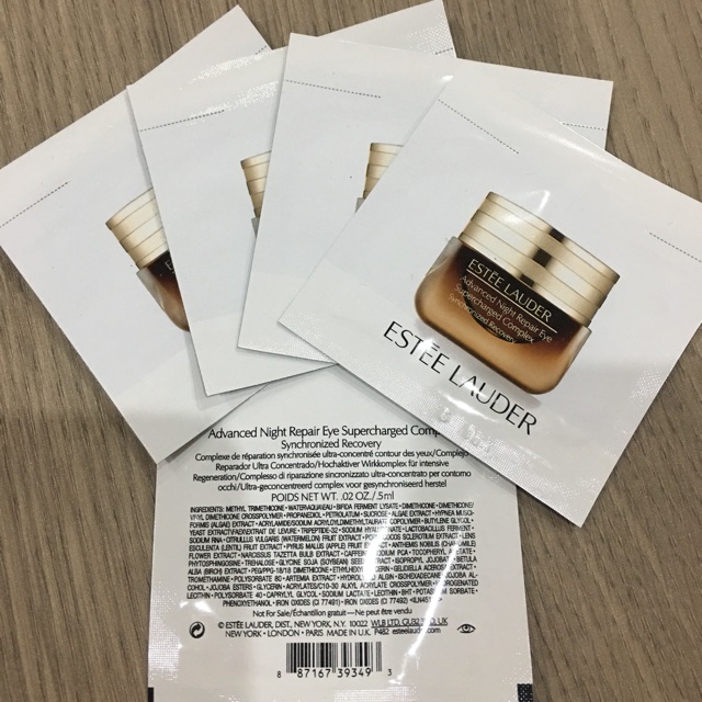 Combo 4 gói sample kem mắt Estee Lauder (mỗi gói 0.5ml; 4 gói 2ml)