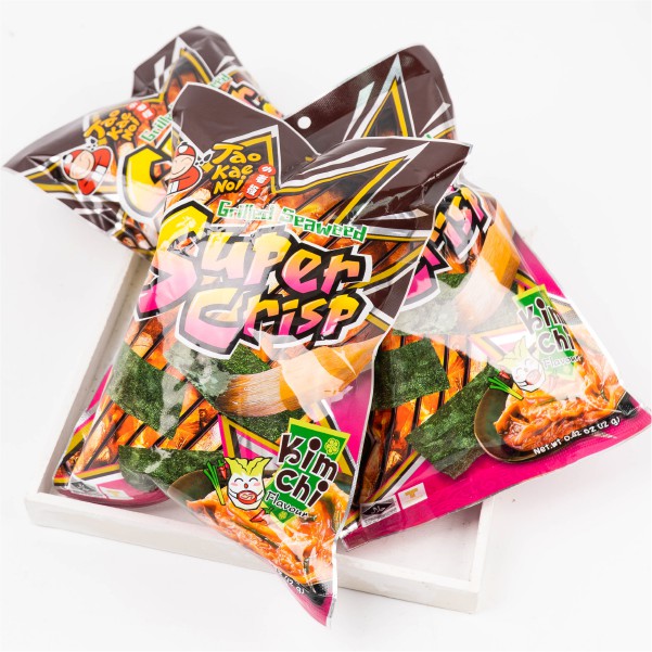 Snack Rong Biển Super Crisp Vị Kim Chi 12G