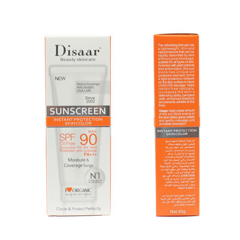 (Hàng Mới Về) Kem Chống Nắng Disaar Spf90 Spf Max 90 Dầu Cao Cấp | BigBuy360 - bigbuy360.vn