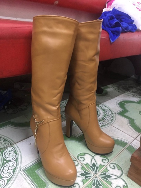 Bốt Nữ Da Mềm hàng chất lượng cao sẵn size 39 cao 12cm Có ảnh thật ở cuối | BigBuy360 - bigbuy360.vn
