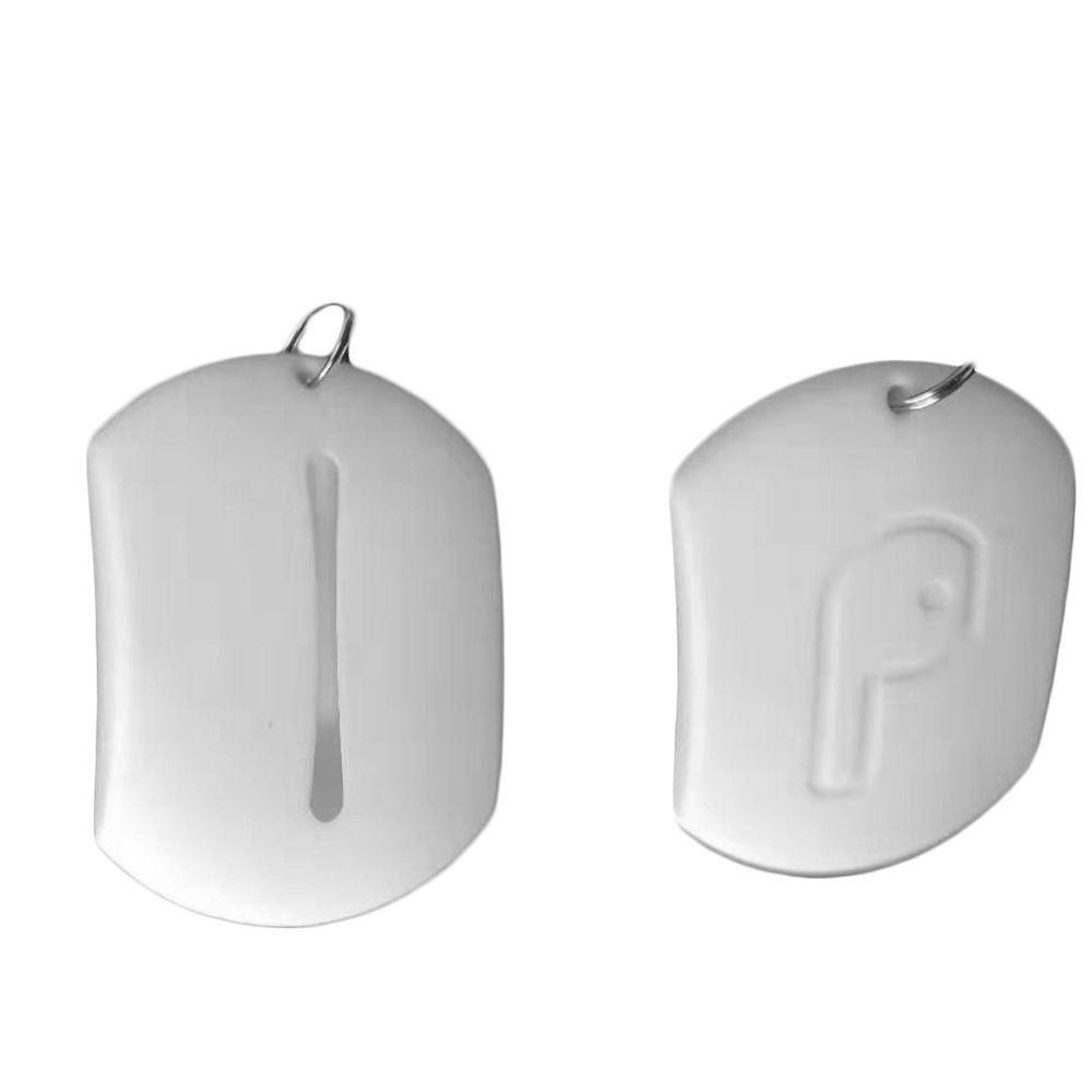 BTLIMER Set 2 Cặp Nút Bọc Tai Nghe Bằng Silicon Màu Trắng Đen Chống Thất Lạc Thay Thế Cho Huawei Freebuds 3