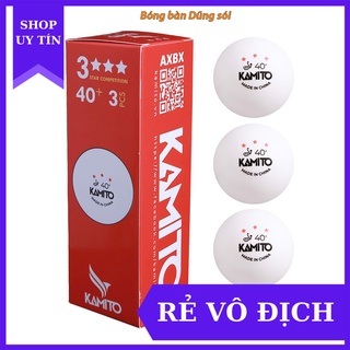 Banh bóng bàn, quả bóng bàn thi đấu KAMITO 3 sao chính hãng