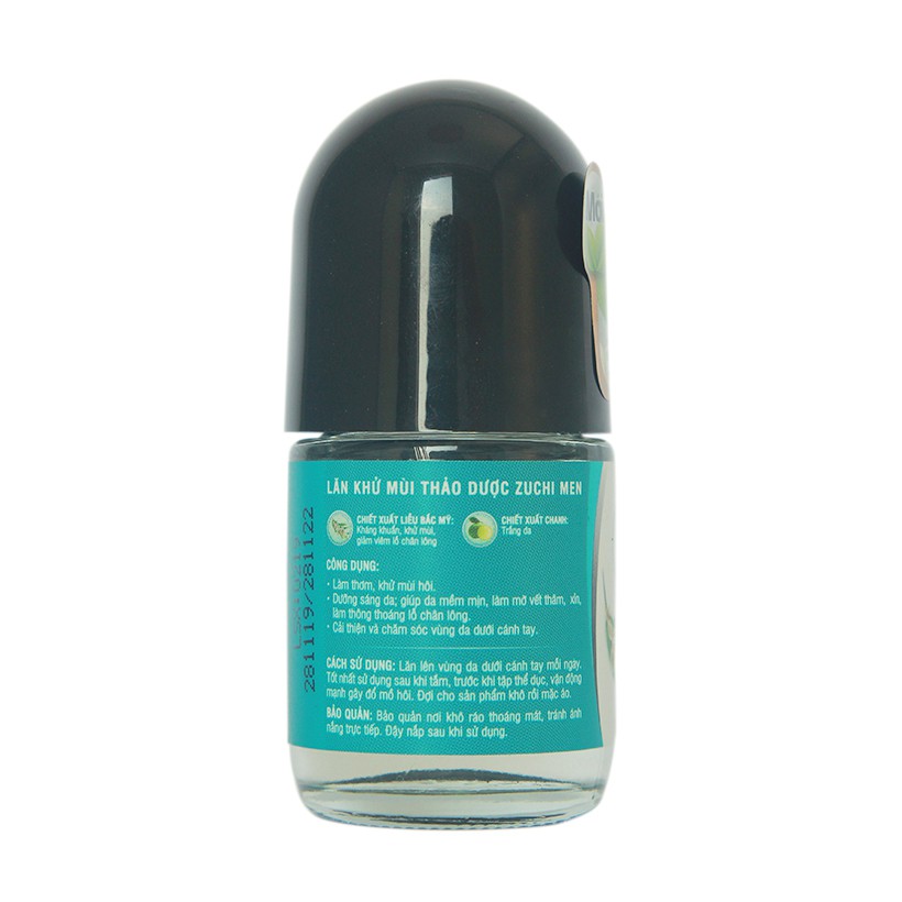 Lăn khử mùi Zuchi (Men) – Hương lôi cuốn 25ml