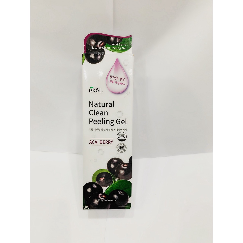 Gel tẩy tế bào chết Ekel Hàn Quốc Natural clean peeling gel - tẩy da chết vùng mặt chiết xuất tự nhiên