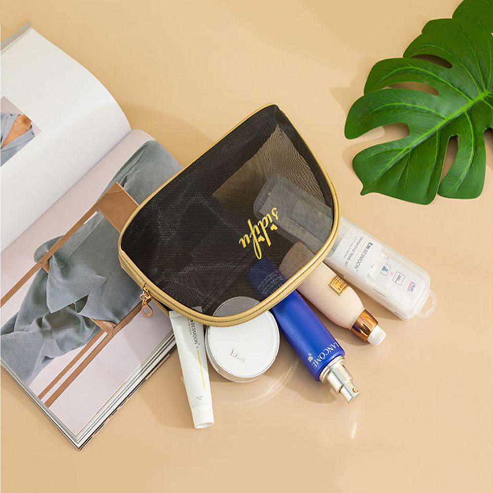 OCEANMAP Túi Lưới Trong Suốt Đựng Đồ Trang Điểm Sức Chứa Lớn Tiện Dụng